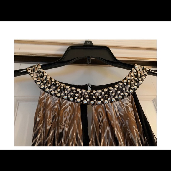 Sandra Darren Sleeveless Halter Dress - Picture 5 of 8